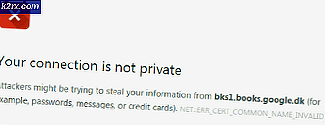 แก้ไข: ERR_CERT_COMMON_NAME_INVALID 'Connection Not Private'