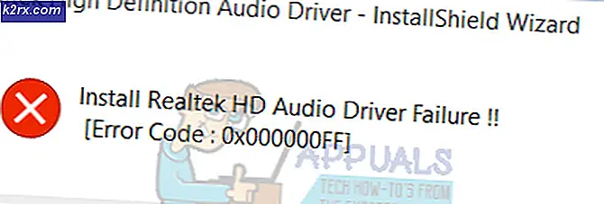 Hoe te repareren Realtek HD Audio Driver Failure Fix