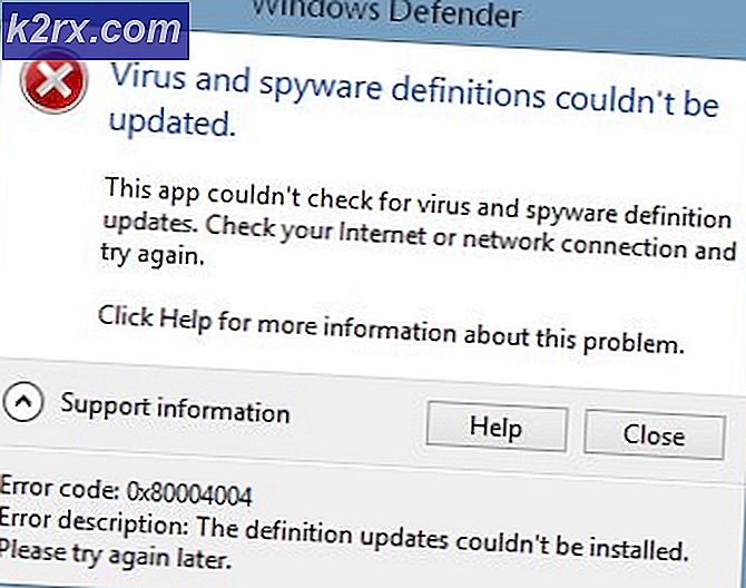 Oplossing: Windows Defender-fout 0x80004004