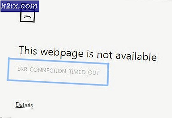 Oplossing: err_connection_timed_out in Google Chrome