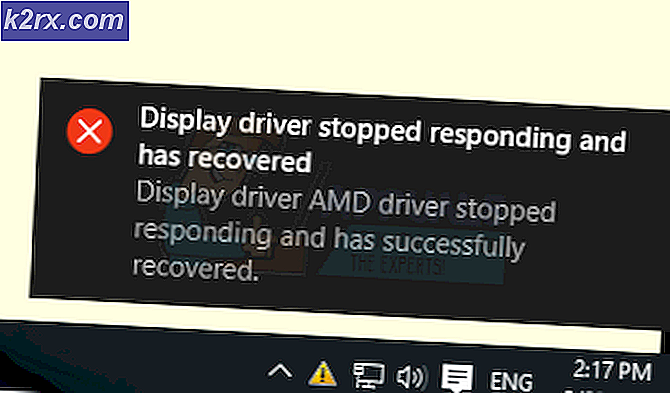แก้ไข: AMD Display Driver Crash ของ Windows 10