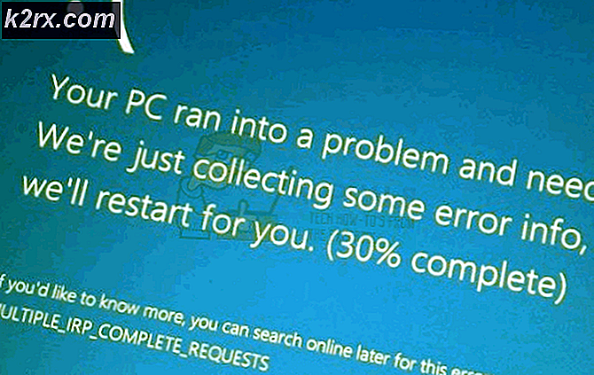 Hoe MULTIPLE_IRP_COMPLETE_REQUESTS BSOD op Windows 10 Fix