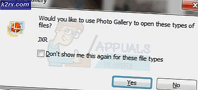 Hur stoppar Vill du använda Fotogalleri för att öppna dessa typer av filer JXR