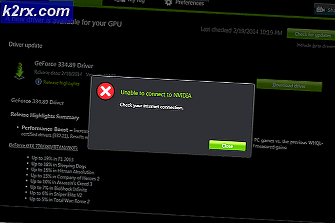 Fix: Kan ikke oprette forbindelse til Nvidia