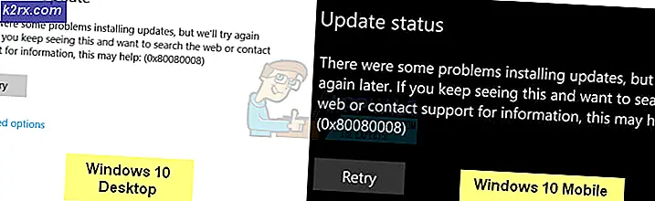 Fix: Windows 10 Update Error 0x80080008