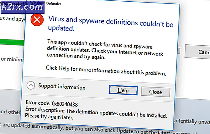 Fix: Windows Defender Fehler 0x80240438