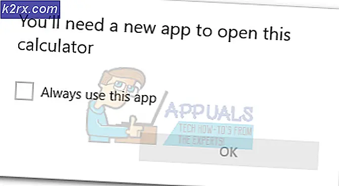 Fix: Du behöver en ny app för att öppna denna räknare