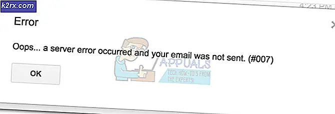 Khắc phục: Lỗi Gmail # 007