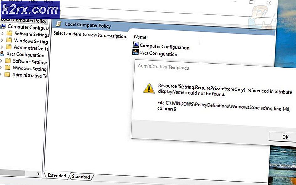 Khắc phục: Lỗi WindowsStore.admx trong Trình chỉnh sửa chính sách nhóm cục bộ
