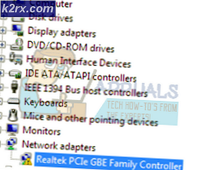 Hur man fixar Realtek PCIe GBE Family Controller-adaptern har problem med drivrutinen eller maskinvaran