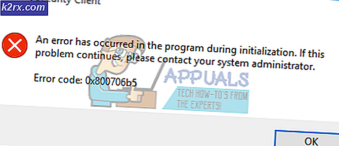 Khắc phục: Mã lỗi cập nhật Windows 0x800706b5