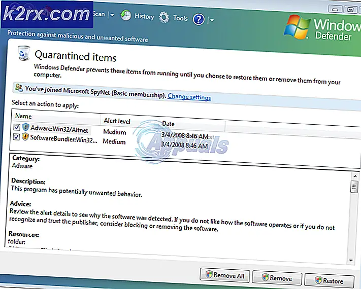 FIX: Herstel een item verwijderd door Windows Defender