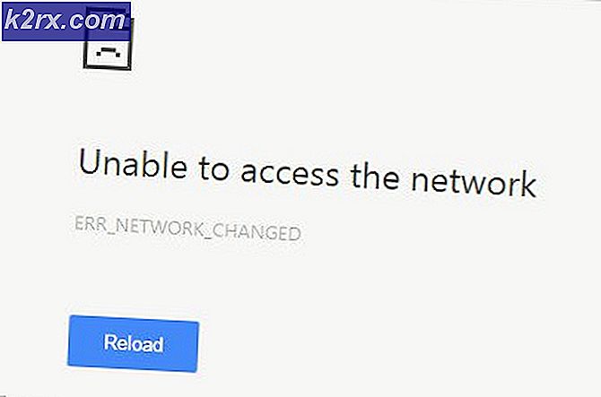 Khắc phục: ERR_NETWORK_CHANGED