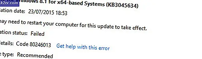แก้ไข: ข้อผิดพลาดของ Windows Update 80246013