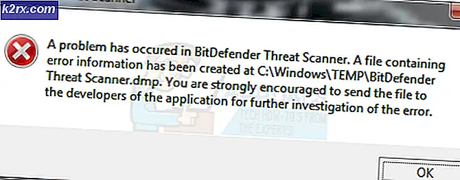 FIX: Ett problem har uppstått i BitDefender-hotscanner