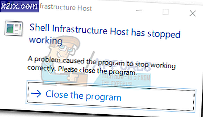 แก้ไข: Shell Infrastructure Host หยุดทำงานแล้ว