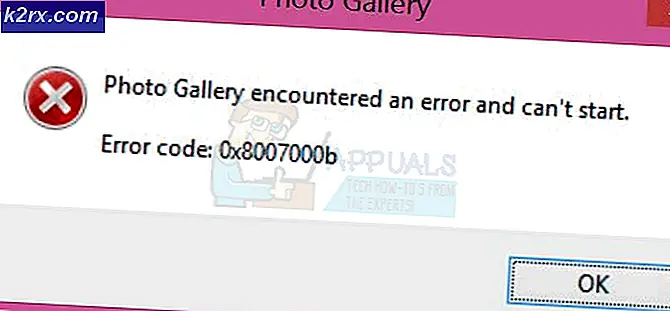 Så här fixar du Windows Live Photo Gallery Error 0X8007000b
