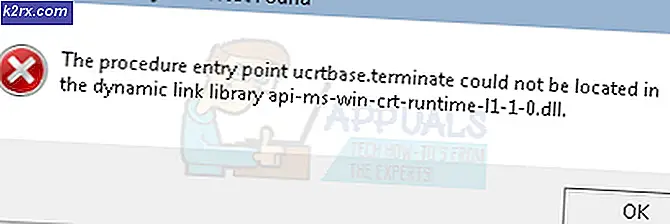 วิธีการแก้ไขจุดเข้ากระบวนงาน ucrtbase.terminate หายไปหรือไม่สามารถหาได้