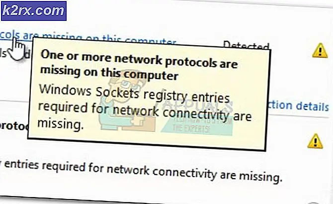 Oplossing: registervermeldingen voor Windows-sockets ontbreken