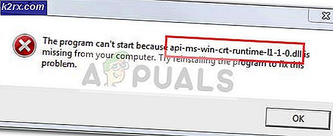 แก้ไข: api-ms-win-crt-runtime-l1-1-0.dll หายไปผิดพลาด