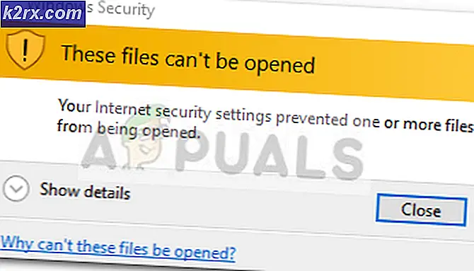 Fix: Dessa filer kan inte öppnas