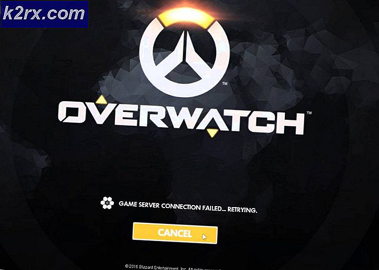 Fix: Overwatch kunne ikke oprette forbindelse til server
