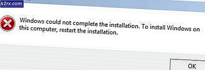 Fix: Windows kunde inte slutföra installationen