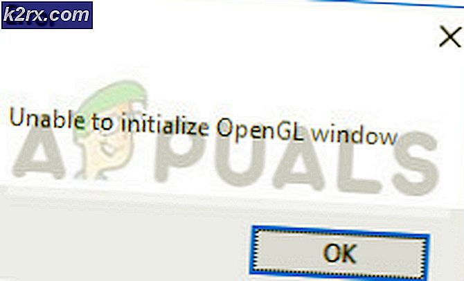 Fix: Kan inte initiera OpenGL-fönstret