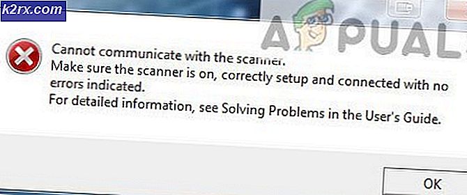 Fix: Epson Scan kan ikke kommunikere med scanneren