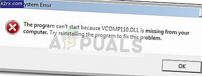 Fix: vcomp110.dll saknar fel