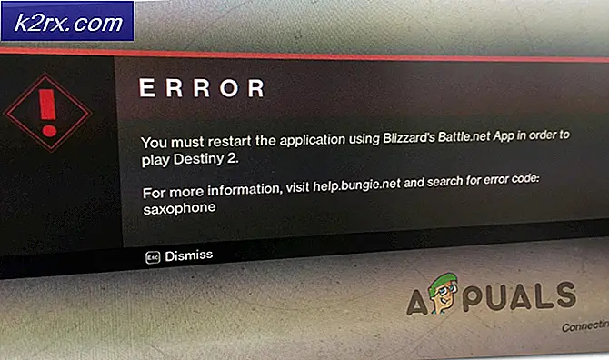 Hoe foutcode 'Saxofoon' in Destiny 2 te repareren