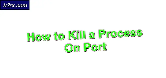 Hvordan dræber processen på havnen?