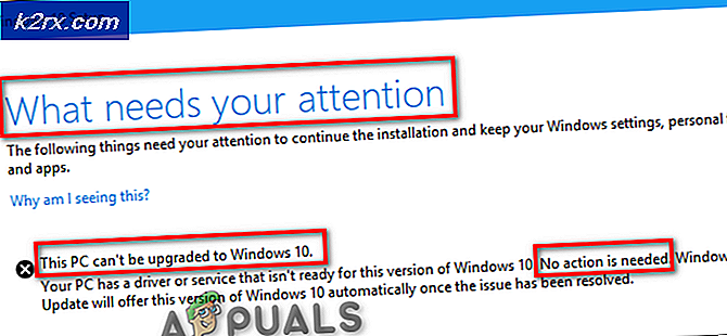 Sådan repareres Windows 10-konfigurationsfejl 'Hvad har brug for din opmærksomhed'?