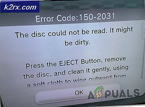 Sådan rettes Wii U fejlkode 150 2031