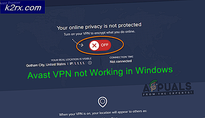 Oplossing: Avast VPN werkt niet