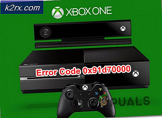 Hoe Xbox One-fout 0x91d70000 op te lossen?