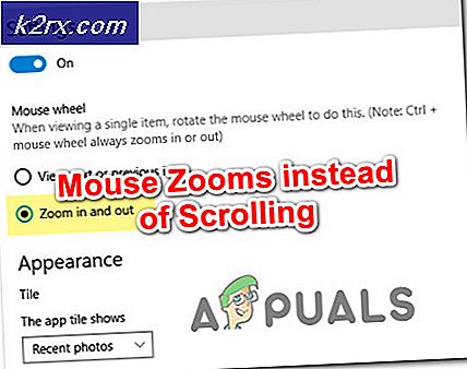 Hoe zoomen met muis te repareren in plaats van scrollen op Windows 10?