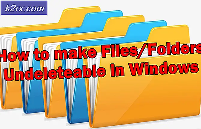Wie mache ich Dateien / Ordner in Windows nicht löschbar?