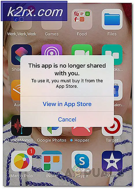 Hoe u deze app kunt repareren, wordt niet langer met u gedeeld op uw iPhone / iPad