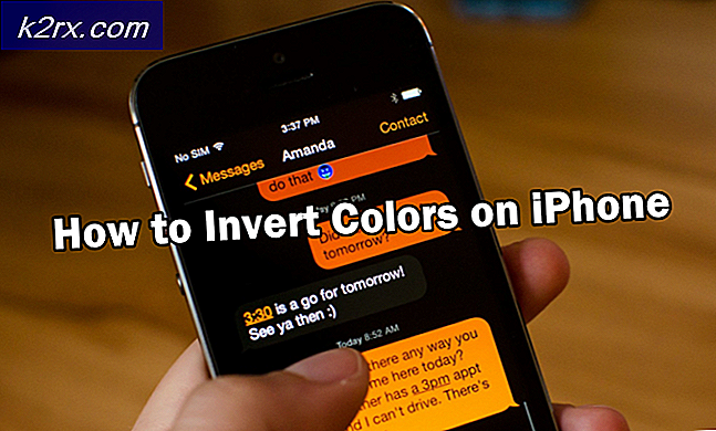 Hvordan invertere farger på iPhone