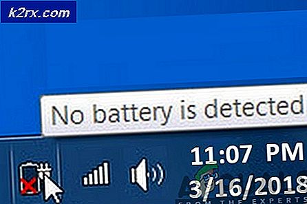 Sådan repareres intet batteri fundet i Windows 10?