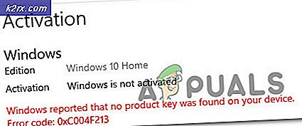 Windows-aktiveringsfejl 0XC004F213 på Windows 10