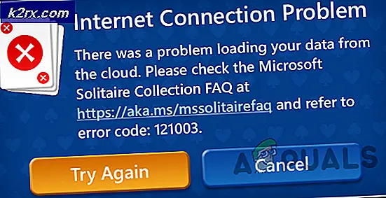 Wie behebt man den MS Solitaire Collection-Fehlercode 121003 unter Windows 10?