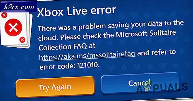 Microsoft Solitaire Collection 'Xbox Live Error Code 121010'