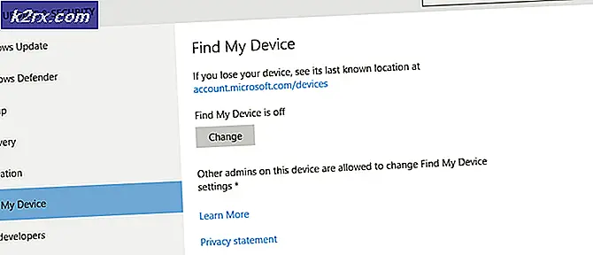 Sådan aktiveres eller deaktiveres 'Find min enhed' i Windows 10?