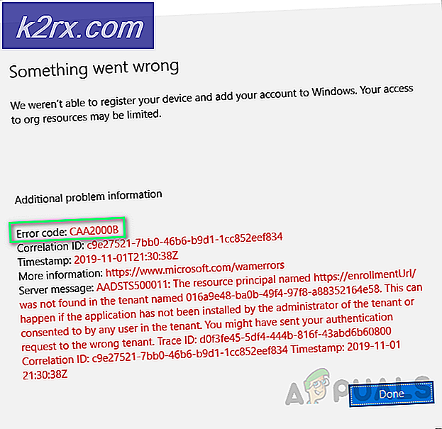 Bagaimana Cara Memperbaiki Tidak Dapat Masuk ke Kode Kesalahan Tim Microsoft CAA2000B di Windows 10?