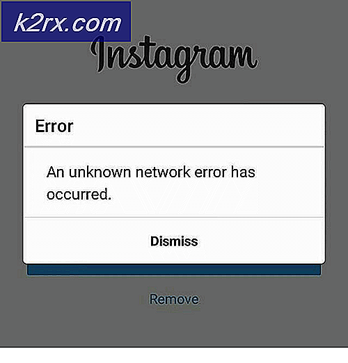 Oplossing: onbekende netwerkfout op Instagram
