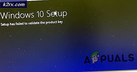 Feilsøking av Windows 10-oppsett mislyktes i å validere produktnøkkelen