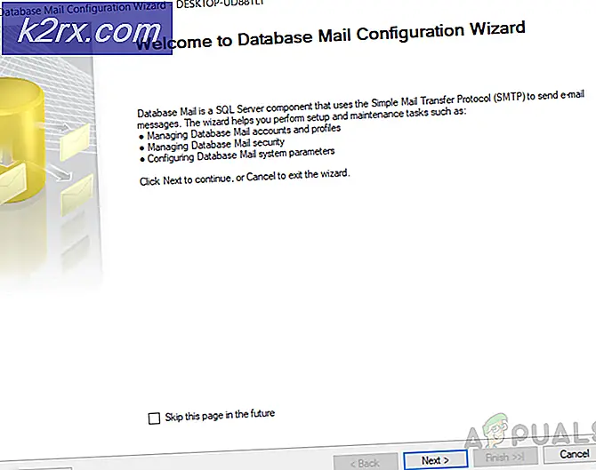 Hvordan konfigureres databasemail i SQL Server ved hjælp af Gmail?