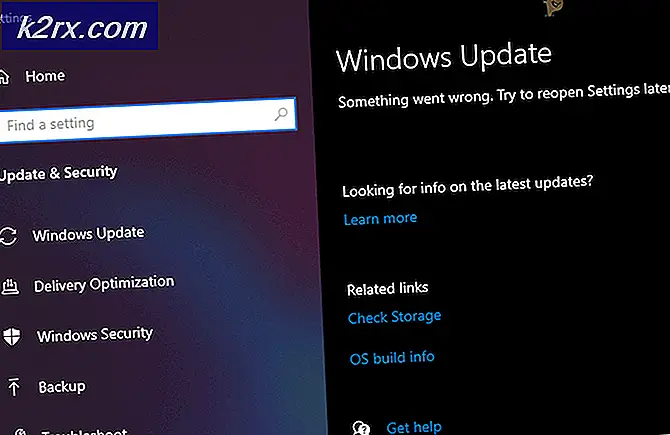 [OPGELOST] ‘Er is iets misgegaan. Probeer Instellingen later opnieuw te openen ’in Windows 10 Update